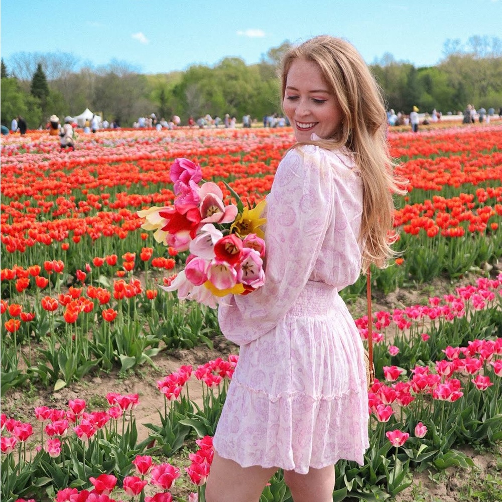 House of Harlow Pink Boho Dress 🎀